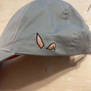 Pride Bunny grey rainbow brim hat